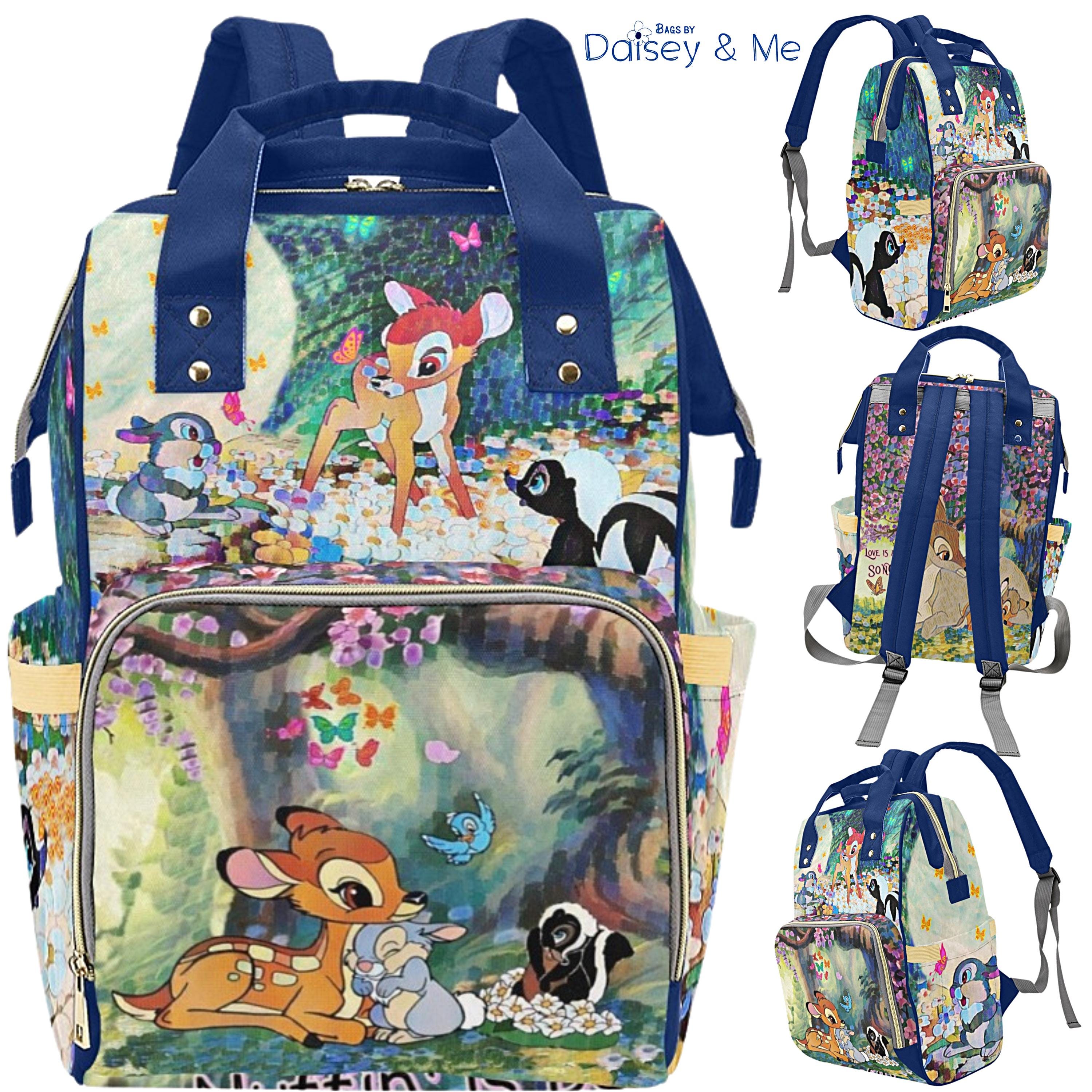 Discover Bambi Diaper Bag Backpack, Cute Baby Deer Gifts