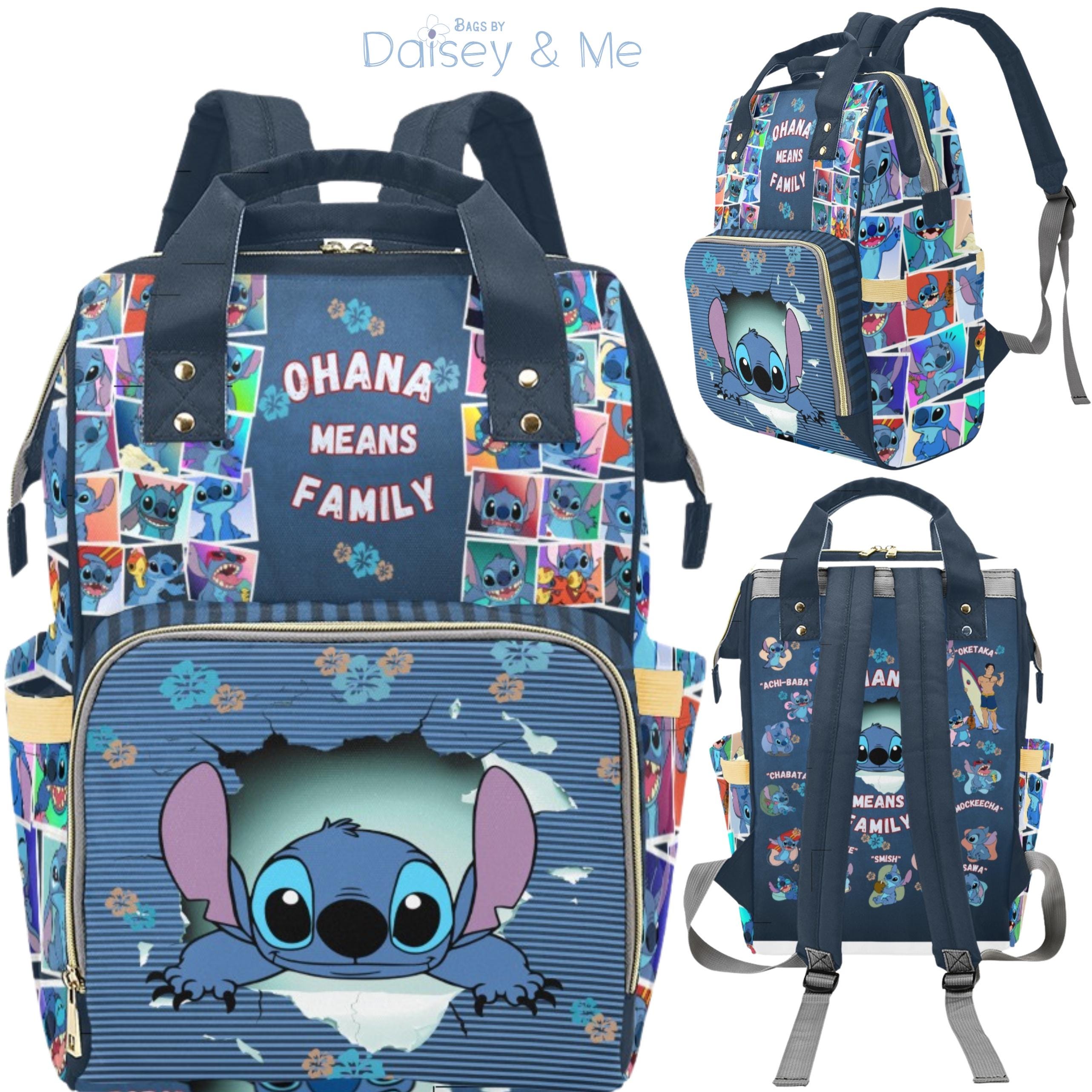 Discover Stitch Diaper Bag Backpack, Cute Stitch Gifts