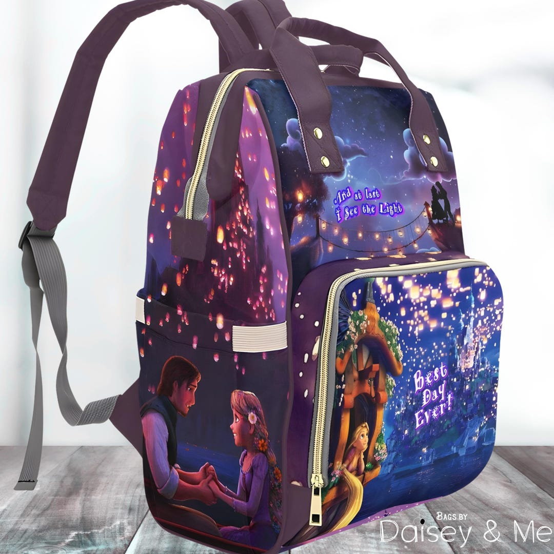 disney tangled lanterns print mini backpack Amazon.com: Loungefly Rapunzel Lantern : Toys & Games Its the perfect way to show off one of your favorite Disney Princesses Amazon.com | Loungefly Disney Tangled