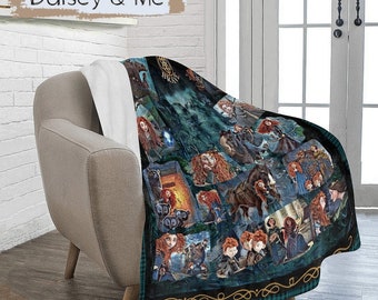 Merida the Brave Gift • Brave Blanket • Merida Blanket • Princess Merida • Blanket Gift • Brave Merida • Bags and Gifts • Merida Gifts