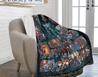 Brave Blanket • Princess Merida • Brave Gifts • Merida Gift • Merida Birthday • Brave Birthday • Weekend Bags for Women