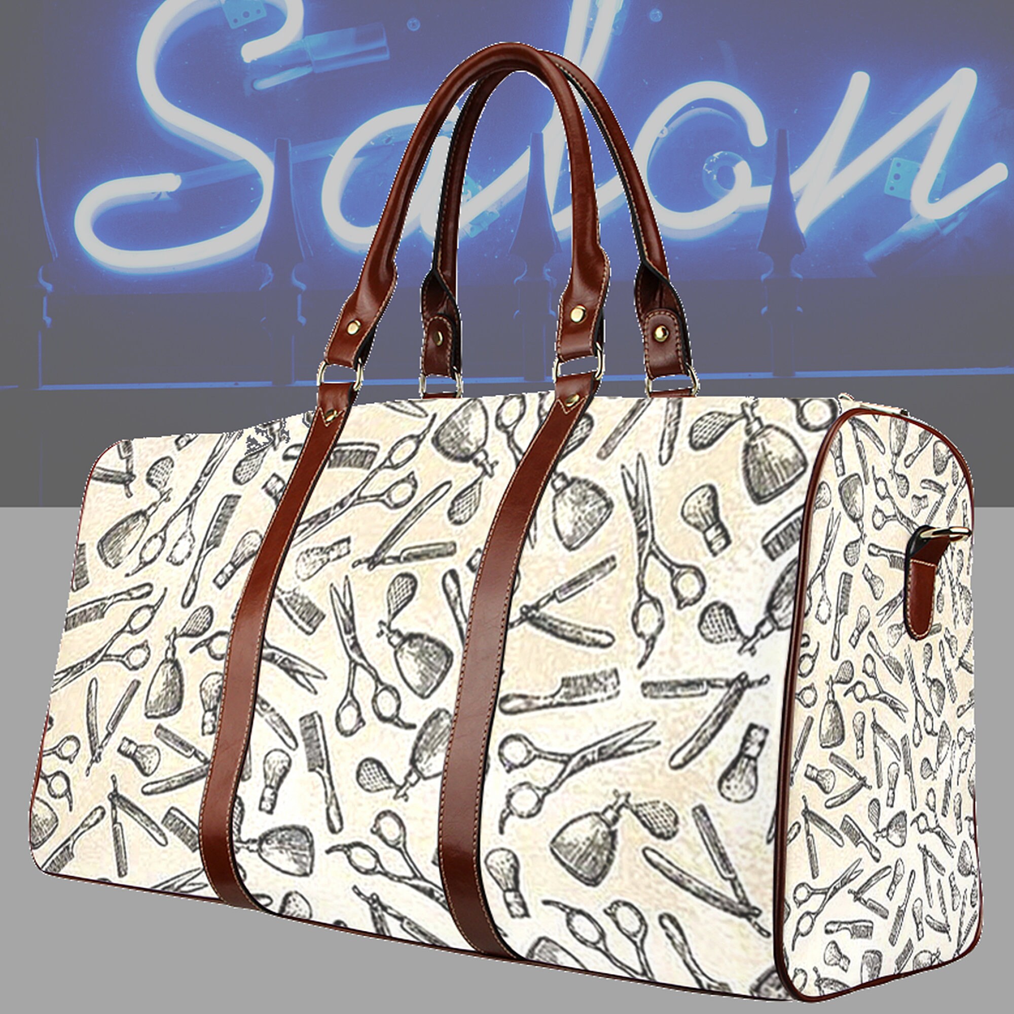 Messenger Bag ∙ Beauty Salon Messenger ∙ Beauty Salon ∙ Barber Shop Bag