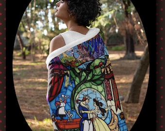 Fairytale Gift ∙ Beauty and the Beast ∙ Blanket Wrap ∙ Throw Blanket Gift ∙ Cute Bags for Women ∙ Travel Bags for Women ∙ Diaper Bags