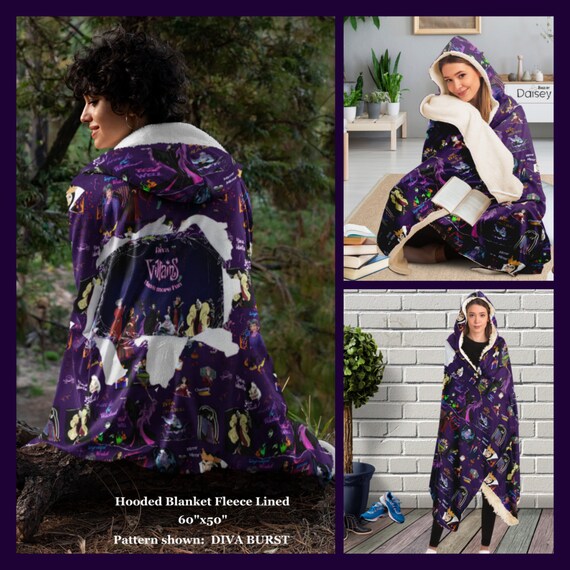 Villains Fairytale Gift Diva Queen Blanket Wrap Fleece Blanket