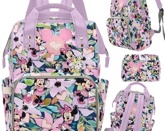 Minnie Mouse • Backpack • Crossbody Bags • Diaper Bags • Weekend Bags • School Bags • Floral Print Bags • Cute Cartoon Character Gifts