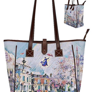 Mary Poppins ∙ Mary Poppins Bag ∙ Computer Bag ∙ Travel Bag ∙ Crossbody Bag ∙ Nanny Gifts ∙ Weekender Bag ∙ London Gifts ∙ Poppins Umbrella