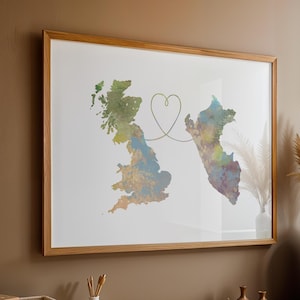 Britain to Peru - Reiseplakat - Aquarelldruck