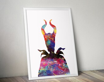 Maleficent Mistress of Evil Large Poster or Canvas Art Print Maxi A1 A2 A3 A4