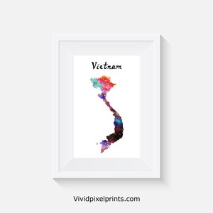 Vietnam - Impression aquarelle