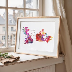 Britain to Canada - Reiseplakat - Aquarelldruck