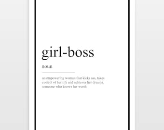 Definitieafdruk girl boss