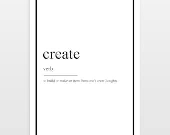 Create - Definition Print