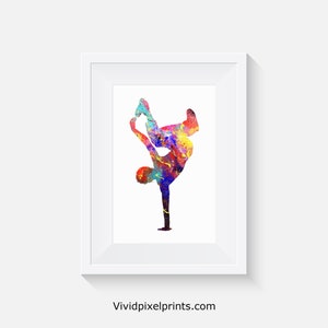 Street Dancer - Watercolour Print