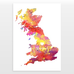 Britain - Stockport - Watercolour print