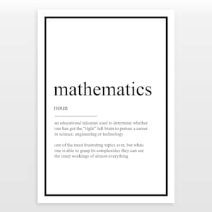 Mathematics Definition