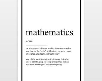 Mathematics Definition