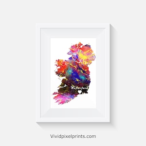 Ireland - Waterford - Watercolour print