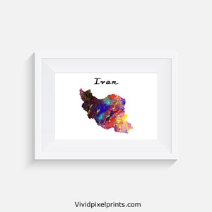 Iran - Aquarelldruck