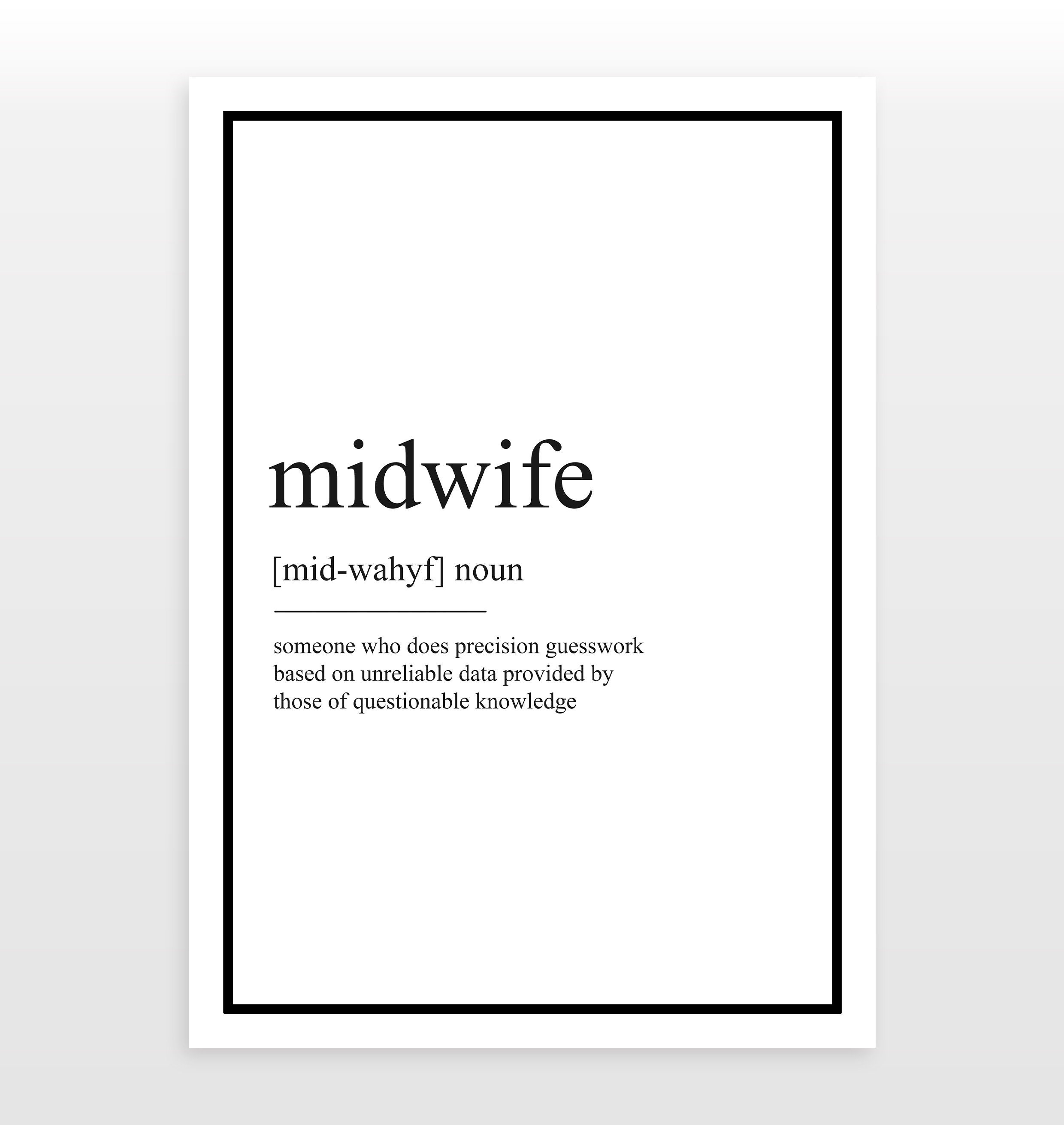 Midwife Definition Print