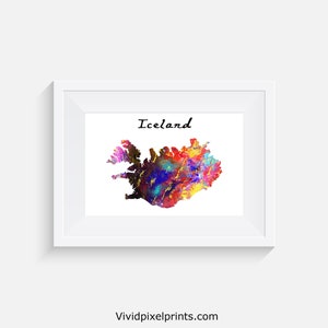 Imprimé Islande