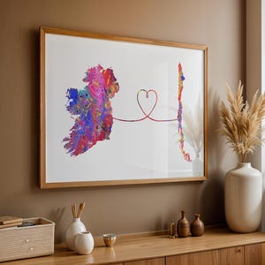 Ireland to Chile - Travel - Watercolour print