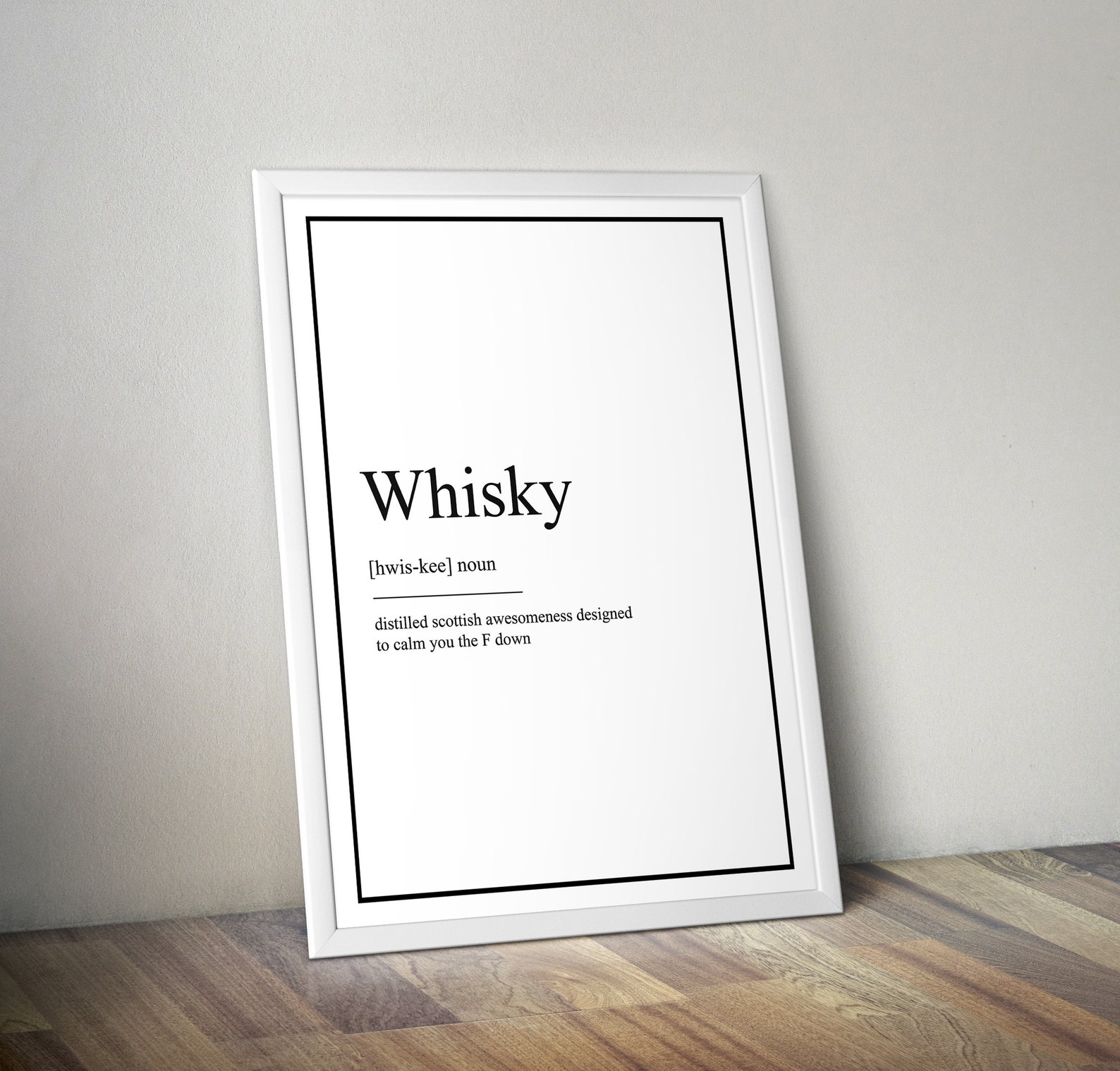 Whiskey Definition Print Etsy