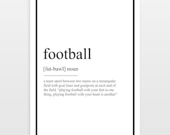 Football - Definition Print