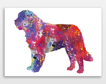 Saint Bernard poster, Saint Bernard print