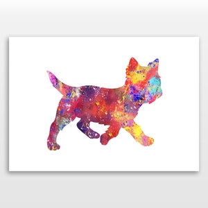 Cairn Terrier Poster, Canine Print