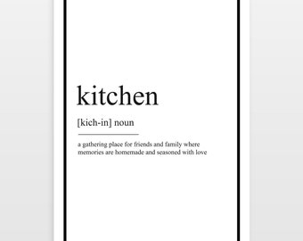 Kitchen - Definition Print