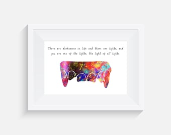 Dracula - There are darknesses in life - Watercolour print