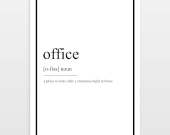 Office - Definition Print