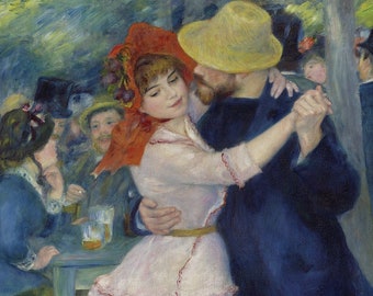 ピエール＝オーギュスト・ルノワール「ブージヴァルのダンス」1883年