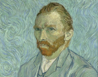 Vincent Van Gogh Self-Portrait 1889, High quality Hand painted oil painting reproduction