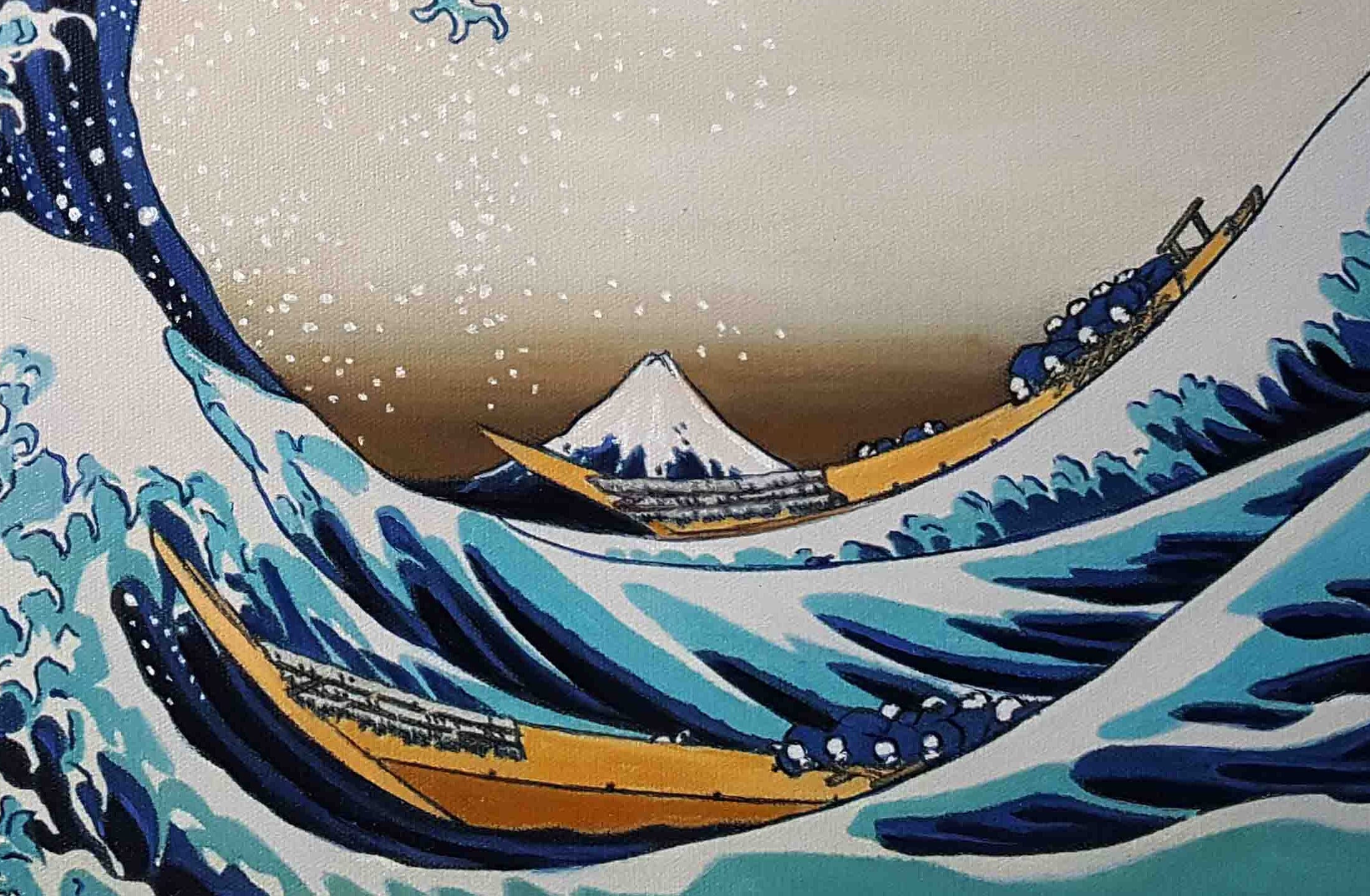 Katsushika Hokusai the Great Wave off Kanagawa C.183032 High Etsy