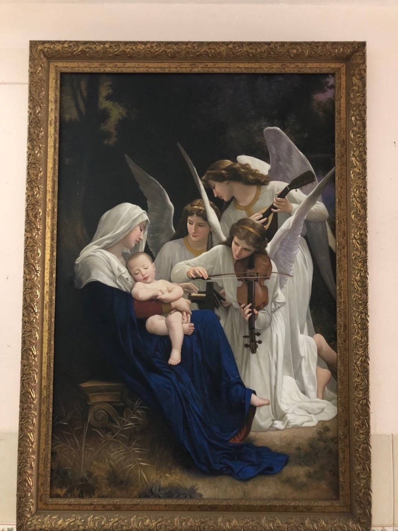 Song of the Angels by WilliamAdolphe Bouguereau Museum Etsy