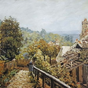 Alfred Sisley Louveciennes or, The Heights at Marly 1873, High quality hand painted oil painting reproduction