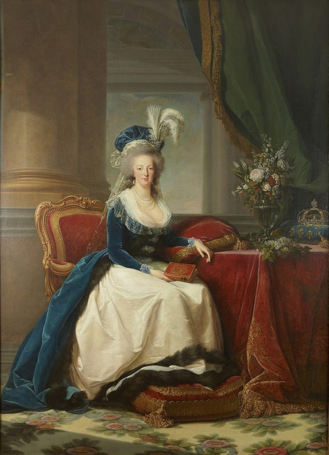 Marie Antoinette Queen of France by Elisabeth Vigee Le Brun - Etsy
