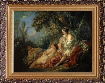 Francois Boucher The Four Seasons Summer 1755, Hight quality hand painted oil painting reproduction, Made to order classic painting