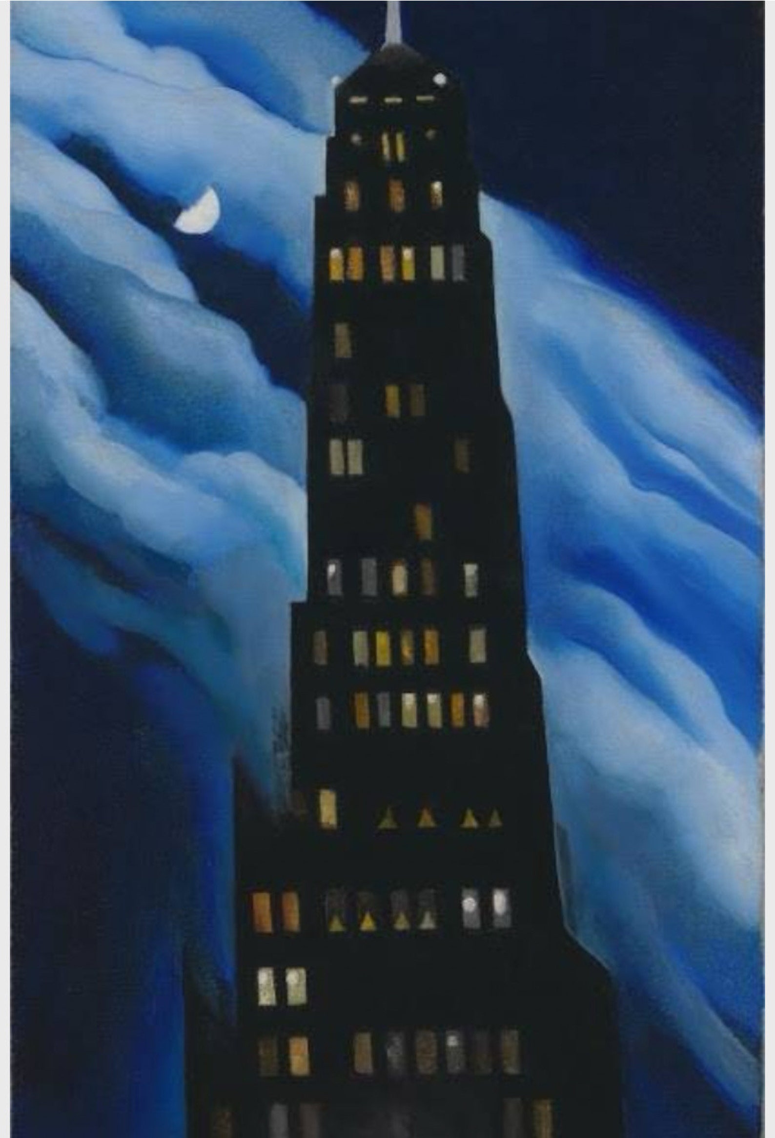 Georgia O'keeffe Ritz Tower, 1928, High Quality Hand-painted Oil ...