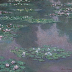 Claude Monet Seerosen 1905, Impressionismus, hochwertige handgemalte Ölgemäldereproduktion