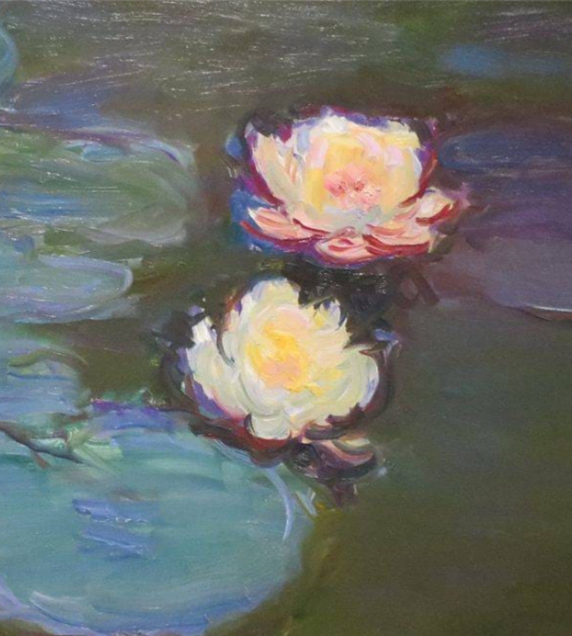 Claude Monet Nympheas 1897-1898, Hand-painted Oil Painting