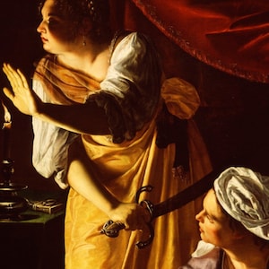 Artemisia Gentileschi Judith and Maidservant With Head of Holofernes