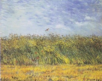 Vincent Van Gogh Weizenfeld mit einer Lerche 1887, Hochwertige handgemalte Ölgemälde Reproduktion