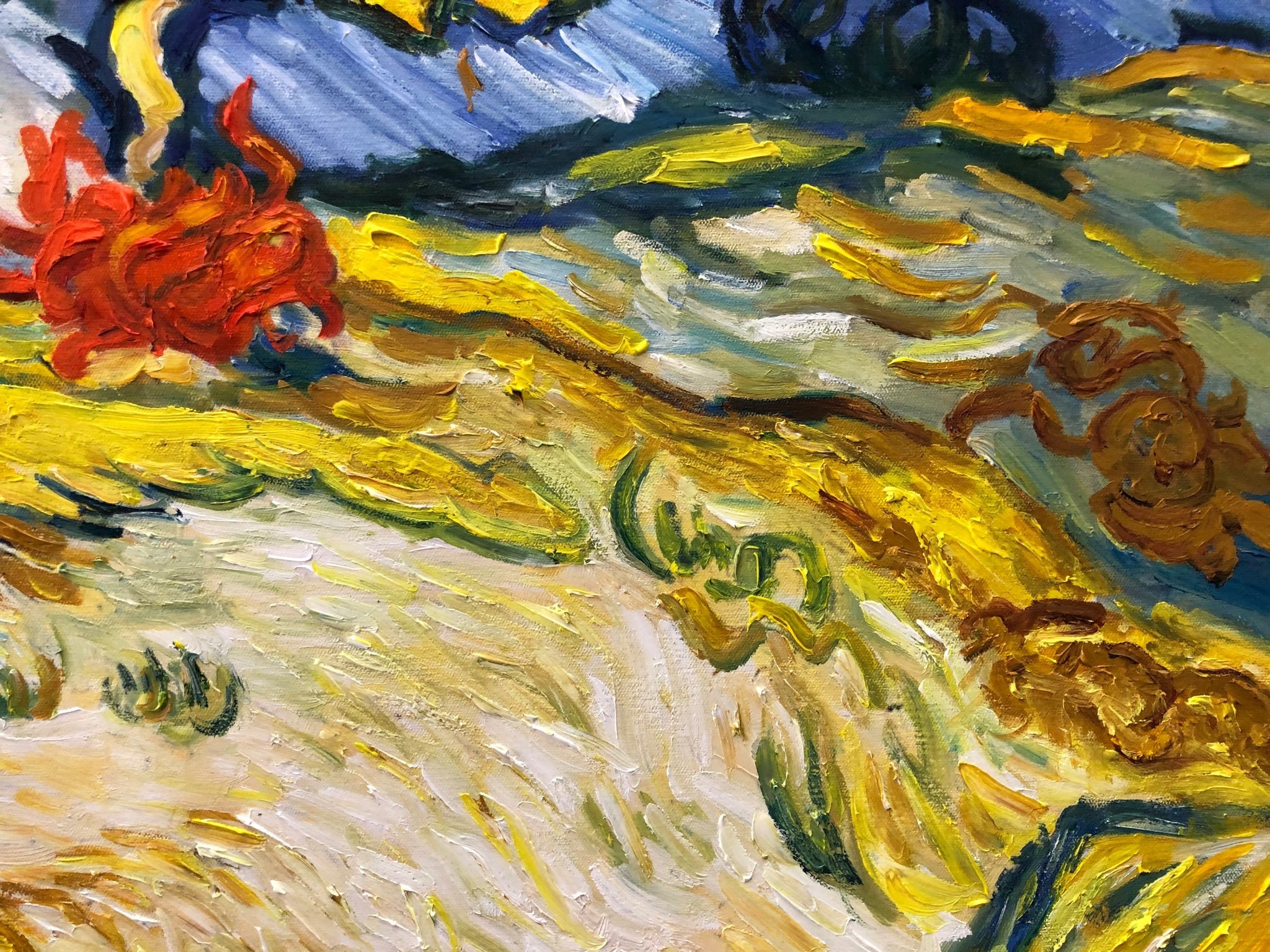 Vincent van Gogh De Moerbeiboom Hoge kwaliteit - Etsy Nederland