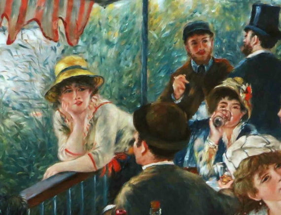 ピエール＝オーギュスト・ルノワール「舟遊びの昼食会」印象派