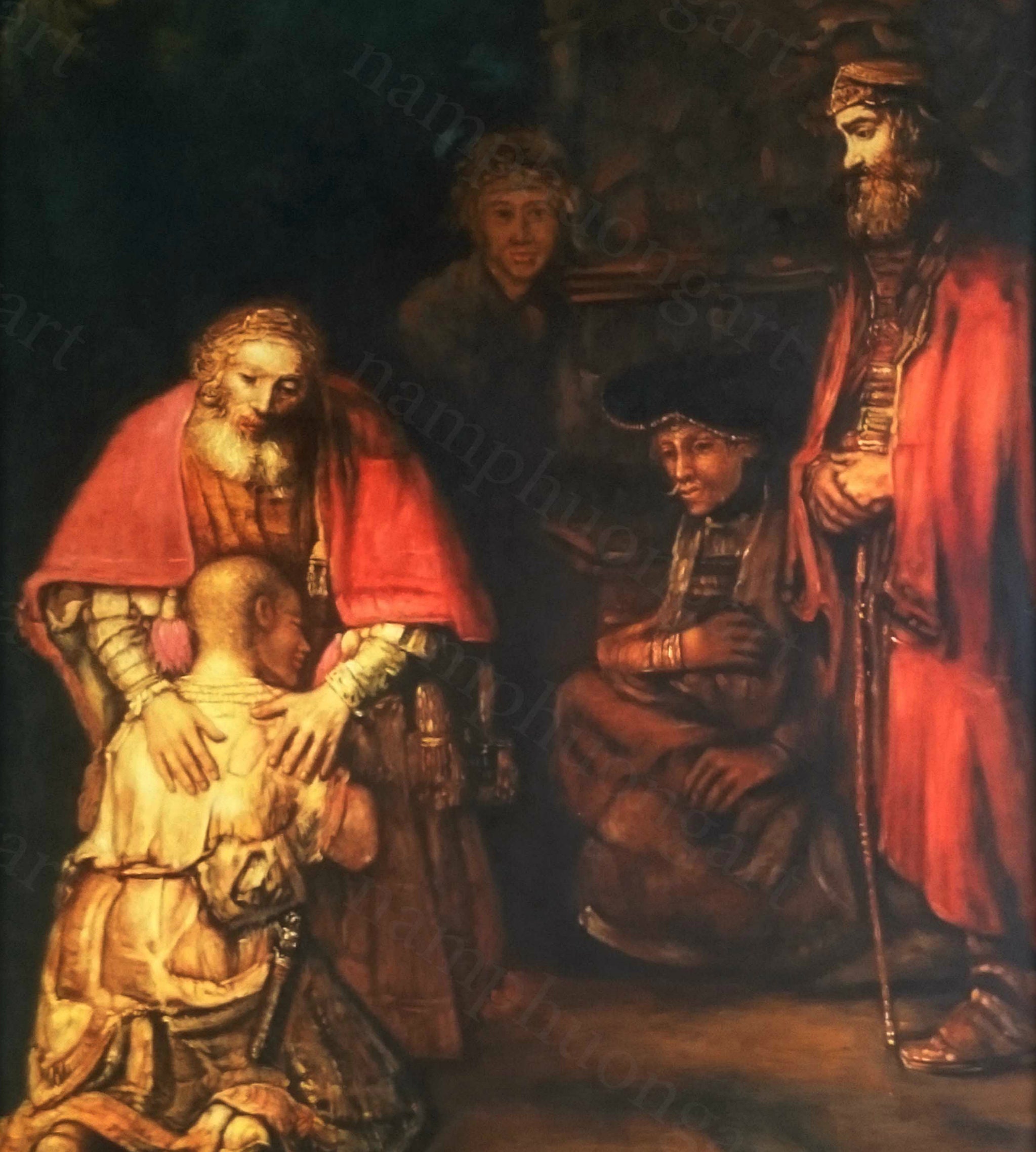 Rembrandt Ritorno Del Figliol Prodigo Return Of The Prodigal Son
