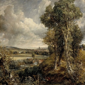 John Constable The Vale of Dedham, große Ölgemälde Reproduktion