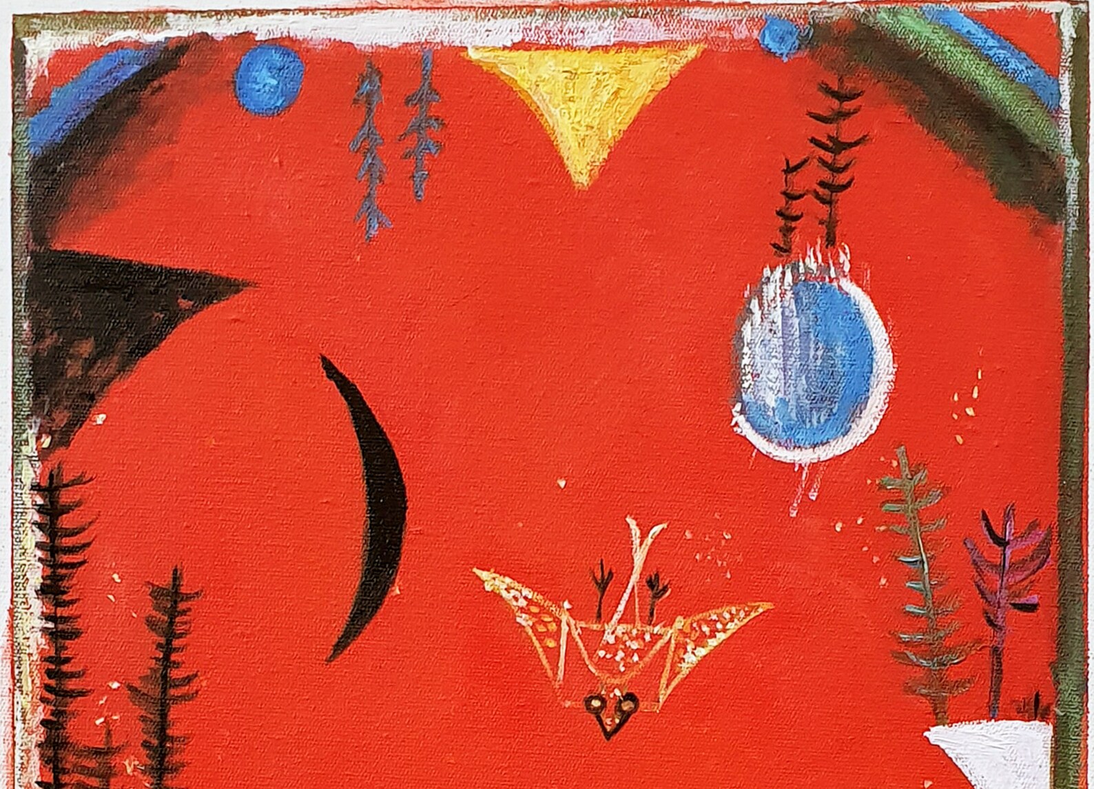 Paul Klee Flower Myth 1918 High Quality Oil Painting Etsy