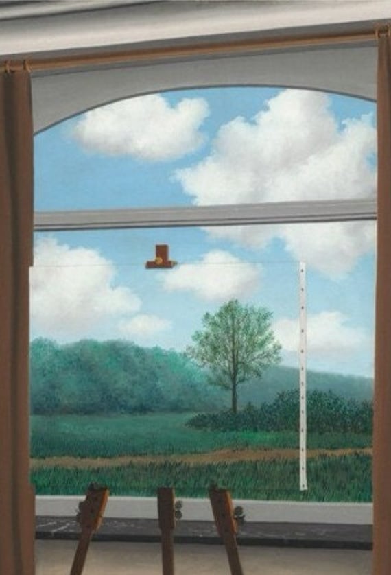 Rene Magritte the Human Condition 1933, High Quality Hand